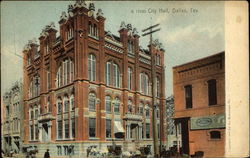 City Hall Dallas, TX Postcard Postcard