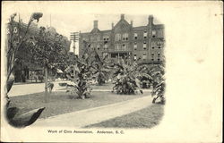 Work Of Civic Association Postcard