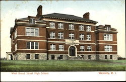 West Broad Street High School Postcard