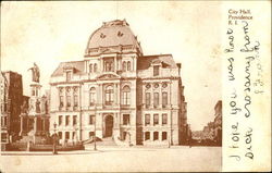 City Hall Providence, RI Postcard Postcard