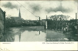 View From Exchange St. Bridge Postcard