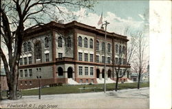 High School Pawtucket, RI Postcard Postcard