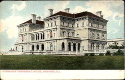 Cornelius Vanderbilt House Newport, RI Postcard Postcard