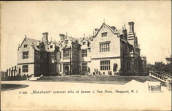 Wakehurst Summer Villa Of James J. Van Alen Newport, RI Postcard Postcard