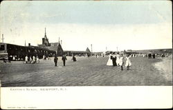 Easton's Beach Newport, RI Postcard Postcard