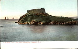 Old Fort Dumpling Newport, RI Postcard Postcard