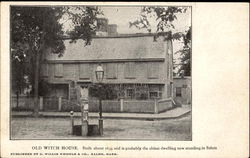 Old Witch House Salem, MA Postcard Postcard