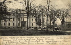 Barracks Of United States Arsenal Postcard