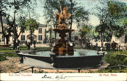 Rice Park Fountain Postcard