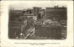 Heart Of Columbus Business Section Postcard