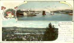 Portland Harbor Oregon Postcard Postcard