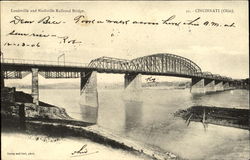 Louisville And Nashville Railroad Bridge Cincinnati, OH Postcard Postcard