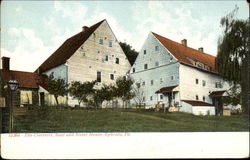 The Cloisters And Sister House Ephrata, PA Postcard Postcard