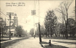 Union Forge & Mill Sts Postcard