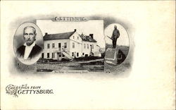 Greetings From Gettysburg, Chambersburg Street Pennsylvania Postcard Postcard