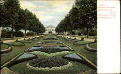 Sunken Gardens Horticultural Hall, Fairmount Park Philadelphia, PA Postcard Postcard