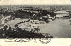 Panorama Of Philadelphia From Lemon Hill Pennsylvania Postcard Postcard