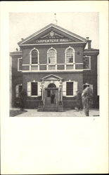 Carpenters Hall Philadelphia, PA Postcard Postcard