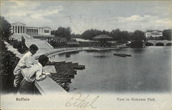 View In Delaware Park Buffalo, NY Postcard Postcard