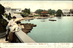 Deleware Park Postcard