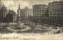 Lafayette Square Buffalo, NY Postcard Postcard