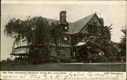 Theo. Roosevelt's Residence Postcard