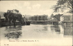 Mettowee River Middle Granville, NY Postcard Postcard