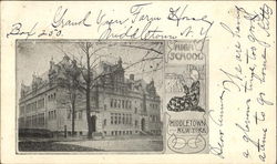 High School Middletown, NY Postcard Postcard