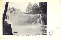 Dam At Hoyt's Mill Katonah, NY Postcard Postcard