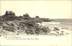 Bass Rock And Surf, Cape Ann Postcard