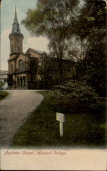 Appleton Chapel, Harvard College Postcard