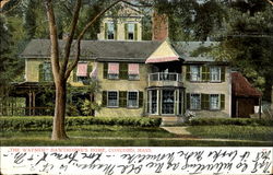 The Wayside Hawthorne's Home Postcard