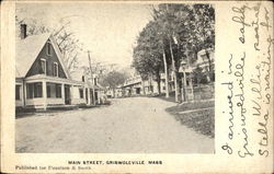 Main Street Griswoldville, MA Postcard Postcard