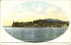 Mt. Holyoke: New England Views On Boston & Maine R.R Postcard