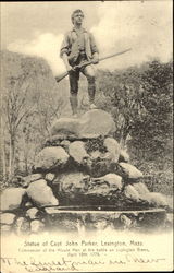 Statue Of Capt John Parker Postcard