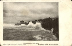 Lynn Breakwater Massachusetts Postcard Postcard