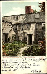 Rear Of Witch House Postcard