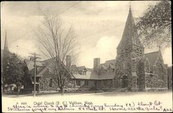 Christ Church Waltham, MA Postcard Postcard