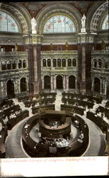 Rotunda Library Of Congress Washington, DC Washington DC Postcard Postcard