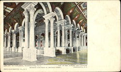 Marble Columns In Second Story Postcard