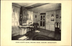 Louisa Alcott's Room, Orchard House Postcard