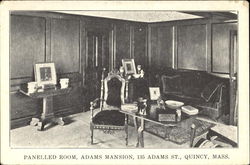 Panelled Room, 135 Adams St. Postcard