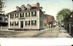 The Vernon House Headquarters Of Gen. Rochambeau Postcard