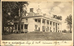 Washington's Mansion Mount Vernon, VA Postcard Postcard