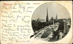 Milwaukee Grand Ave Postcard