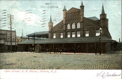 Penna R. R. Station Postcard