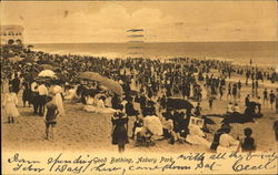 Good Bathing, Asbury Park Newark, NJ Postcard Postcard