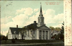 First Congregational Church South Manchester, CT Postcard Postcard