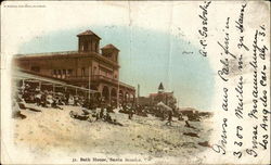 Bath House Santa Monica, CA Postcard Postcard