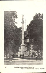 Soldiers & Sailors Monument Postcard